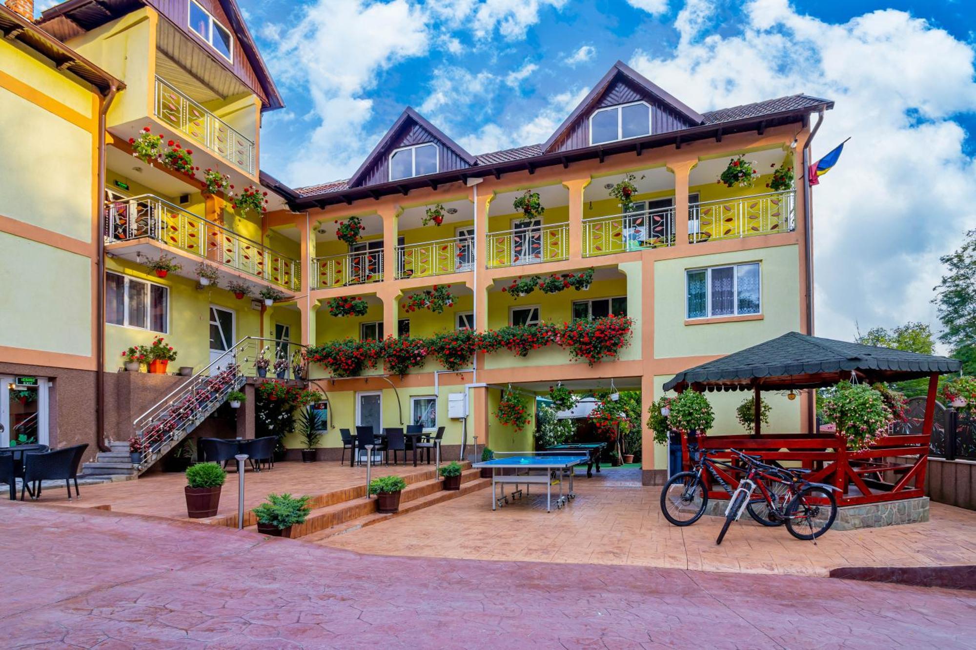 Hotel Pensiunea Mihaela-Transalpina Novaci-Străini Exteriér fotografie